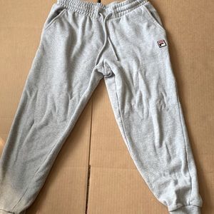 Grey Fila womens sweat pants size: S